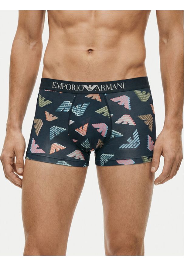 Emporio Armani Underwear Bokserki EM000232 AF19107 FB075 Granatowy. Kolor: niebieski. Materiał: syntetyk