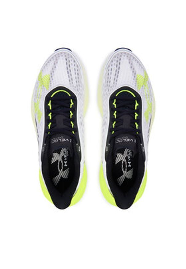Under Armour Buty do biegania UA Velociti Distance 6006030 102 Biały. Kolor: biały. Materiał: materiał