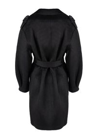 Silvian Heach Płaszcz | PGA22159CP | Kobieta | Czarny. Okazja: na co dzień. Kolor: czarny. Materiał: poliester, wełna. Styl: casual #9