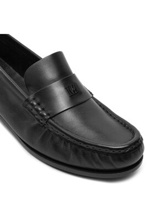 Max Mara Mokasyny Mmloafer 24245262316 Czarny. Kolor: czarny. Materiał: skóra
