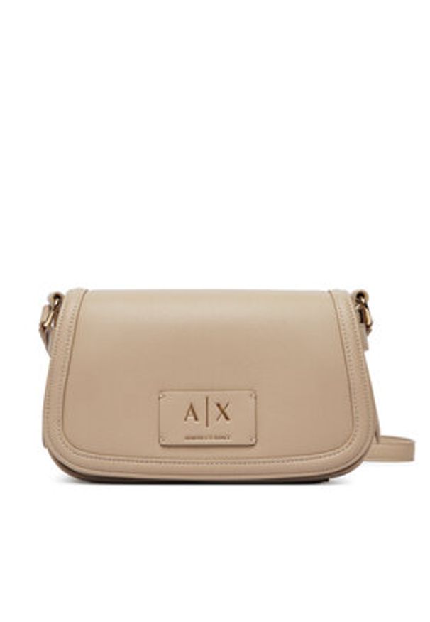 Armani Exchange Torebka XW002596 AF22649 U6223 Beżowy. Kolor: beżowy. Materiał: skórzane