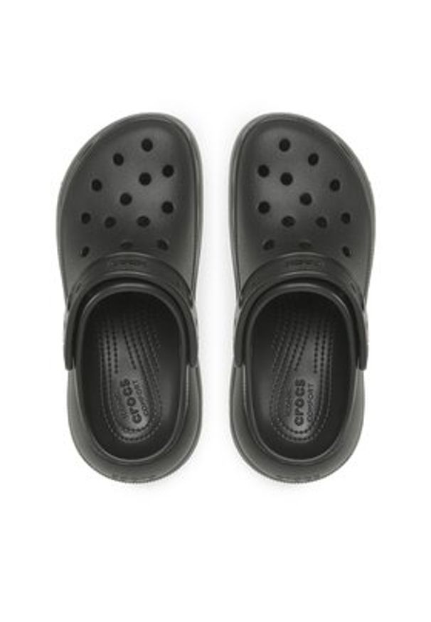 Crocs Klapki Classic Crush Clog 207521 Czarny. Kolor: czarny