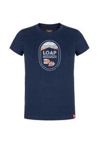 Lowa - Dziecięce T-shirt Loap Bamsy 116 - Komfort i Styl z Bawełny. Kolor: wielokolorowy. Materiał: bawełna. Wzór: nadruk