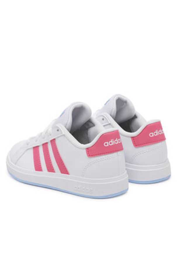 Adidas - adidas Sneakersy Grand Court Lifestyle JI0971 Biały. Kolor: biały. Materiał: materiał