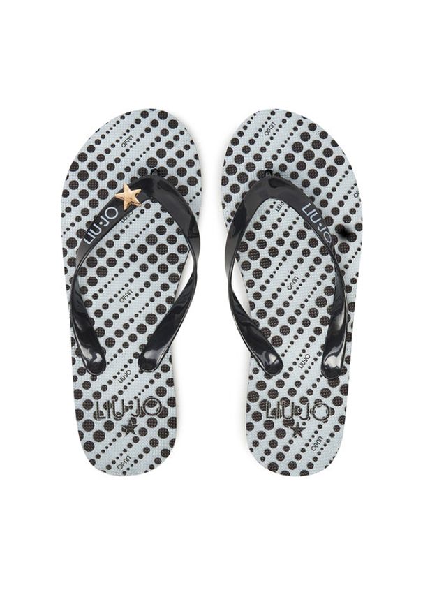 Liu Jo Japonki Ciabatta VA5187 E1005 Czarny. Kolor: czarny. Materiał: syntetyk