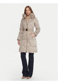 Marciano Guess Płaszcz zimowy 5BGL38 7374A Écru Regular Fit. Materiał: syntetyk. Sezon: zima #6