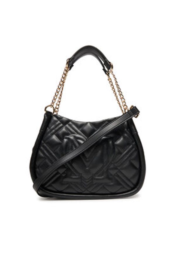 Love Moschino - LOVE MOSCHINO Torebka JC4208PP0MLA0000 Czarny. Kolor: czarny. Materiał: skórzane