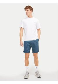 Jack & Jones - Jack&Jones Szorty materiałowe Bowie 12230336 Niebieski Regular Fit. Kolor: niebieski. Materiał: bawełna #5