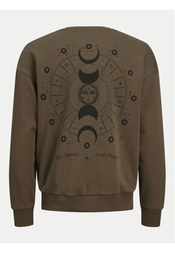 Jack & Jones - Jack&Jones Bluza Mystic 12257735 Brązowy Relaxed Fit. Kolor: brązowy. Materiał: bawełna