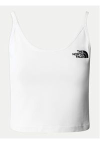 The North Face Top NF0A55AQ Biały Cropped Fit. Kolor: biały. Materiał: bawełna #5
