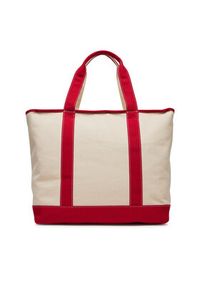 TOMMY HILFIGER - Tommy Hilfiger Torebka Th Summer Canvas Tote AW0AW17421 Beżowy. Kolor: beżowy #3