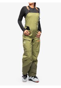 ORTOVOX - Spodnie skiturowe damskie Ortovox 3L Deep Shell Bib Pants. Kolor: zielony. Sezon: zima. Sport: narciarstwo