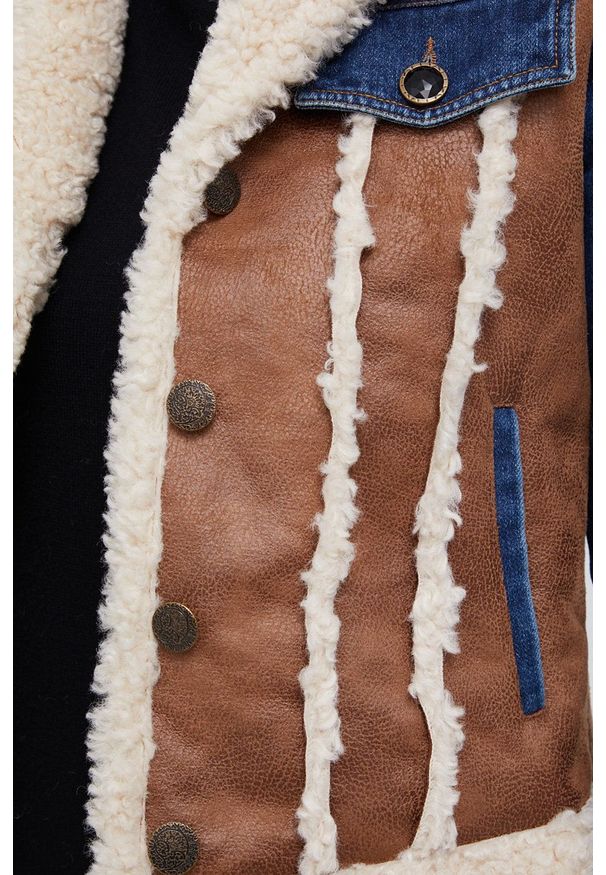 Desigual Kurtka damska przejściowa. Materiał: bawełna. Styl: klasyczny
