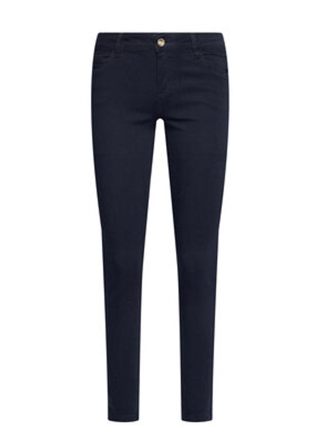 Morgan Jeansy 201-PETRA.N Granatowy Skinny Fit. Kolor: niebieski
