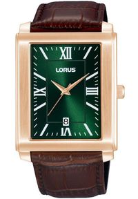 Zegarek Lorus Zegarek męski Lorus RS990DX9 brązowy. Kolor: brązowy #1