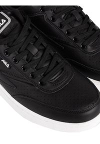 Fila Sneakersy "Sevaro" | FFM0217 | Mężczyzna | Czarny. Nosek buta: okrągły. Kolor: czarny. Materiał: skóra. Wzór: aplikacja, nadruk #2