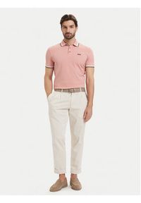 BOSS Polo Paddy 50469055 Różowy jasny Regular Fit. Typ kołnierza: polo. Kolor: różowy. Materiał: bawełna #3