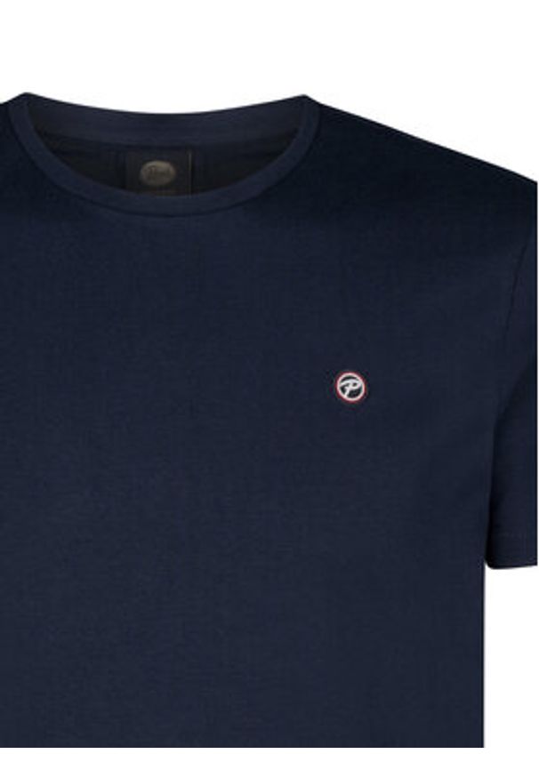 Petrol Industries T-Shirt M-ROS-TSR002 Granatowy Regular Fit. Kolor: niebieski. Materiał: bawełna