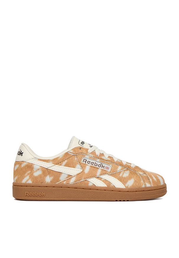 Reebok Sneakersy EO-CLUB C GROUNDS UK 100263951 Brązowy. Kolor: brązowy. Materiał: skóra. Model: Reebok Club