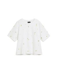 Desigual T-Shirt Oporto 26SWTK09 Écru Regular Fit. Materiał: bawełna #5