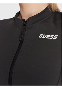 Guess Bluza V3RP17 KBIL2 Czarny Slim Fit. Kolor: czarny. Materiał: syntetyk