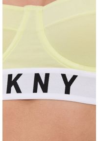 DKNY - Dkny - Biustonosz. Kolor: żółty. Rodzaj stanika: biustonosz z fiszbinami #4