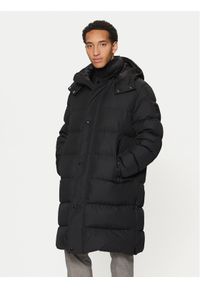 BOSS Płaszcz zimowy H-Donden5 50525237 Czarny Regular Fit. Kolor: czarny. Materiał: syntetyk. Sezon: zima