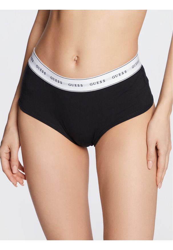 Guess Figi brazylijskie Carrie O97E03 KBBU1 Czarny. Kolor: czarny. Materiał: bawełna