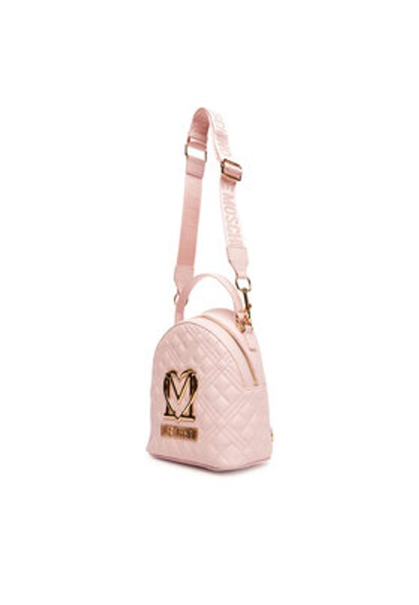 Love Moschino - LOVE MOSCHINO Plecak JC4304PP0MK1260A Różowy. Kolor: różowy. Materiał: skóra