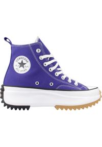 Buty sportowe Converse Run Star Hike. Kolor: niebieski. Materiał: materiał. Sport: bieganie #1