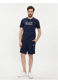 EA7 Emporio Armani T-Shirt 3DPT71 PJM9Z 1554 Granatowy Regular Fit. Kolor: niebieski. Materiał: bawełna #3