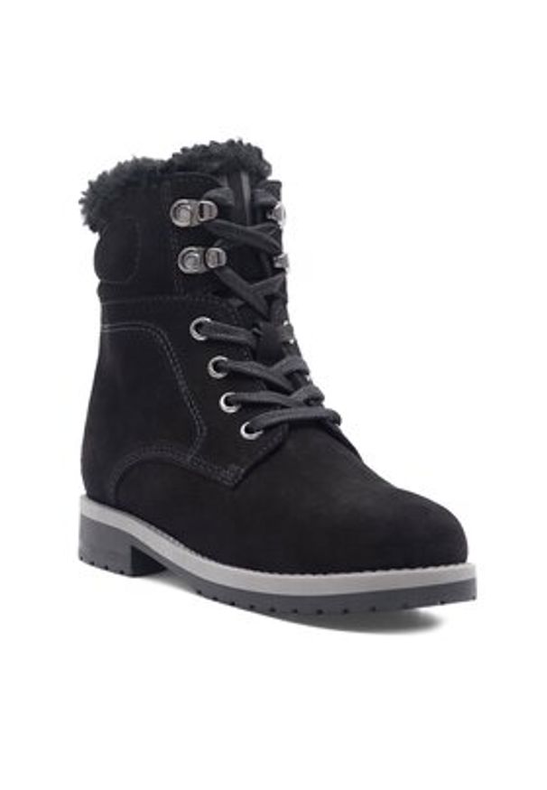 Lasocki Trzewiki WI12-GINA-01 Czarny. Kolor: czarny. Materiał: nubuk, skóra