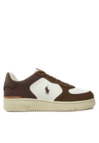 Polo Ralph Lauren Sneakersy Masters Court 809955690003 Brązowy. Kolor: brązowy. Materiał: skóra #1