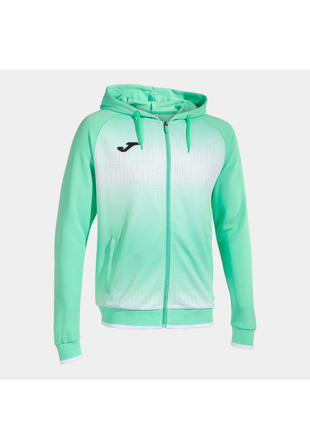Kurtka z dresu Joma Tiger V. Kolor: wielokolorowy, biały, zielony. Materiał: dresówka. Sport: piłka nożna, fitness