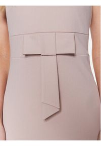 Rinascimento Sukienka koktajlowa CFC0113119003 Różowy Slim Fit. Kolor: różowy. Materiał: bawełna. Styl: wizytowy