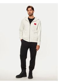 Hugo Bluza Daple212 50447972 Beżowy Regular Fit. Kolor: beżowy. Materiał: bawełna