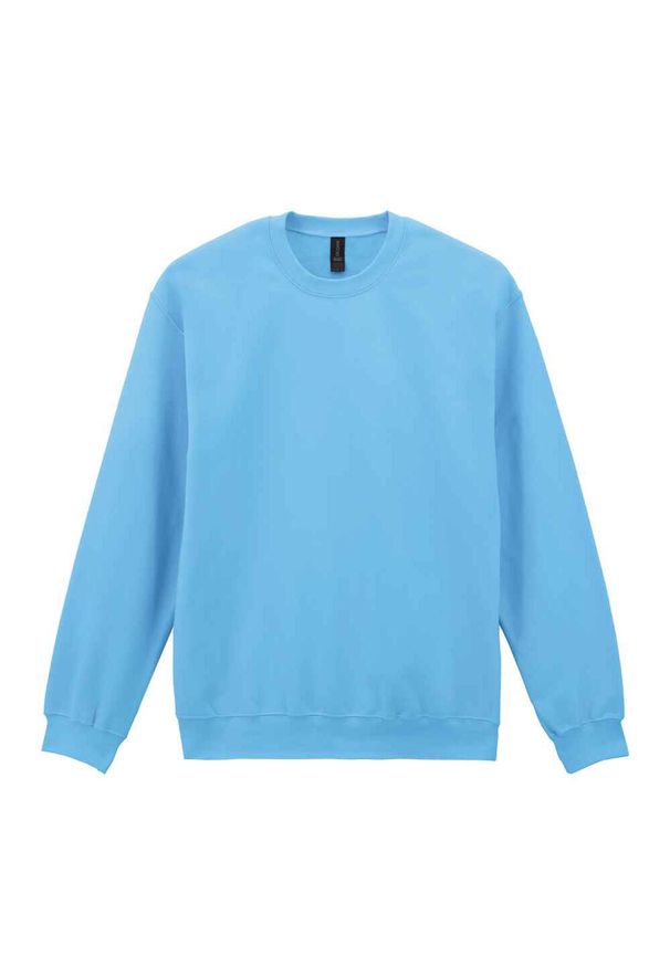 GILDAN - Bluza Męska Soft Style Midweight Crew Neck. Kolor: niebieski. Długość rękawa: długi rękaw