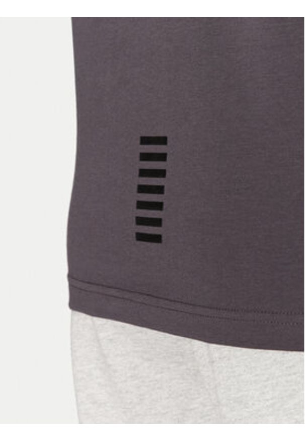 EA7 Emporio Armani T-Shirt 8NPT27 PJVQZ U8115 Szary Regular Fit. Kolor: szary. Materiał: bawełna