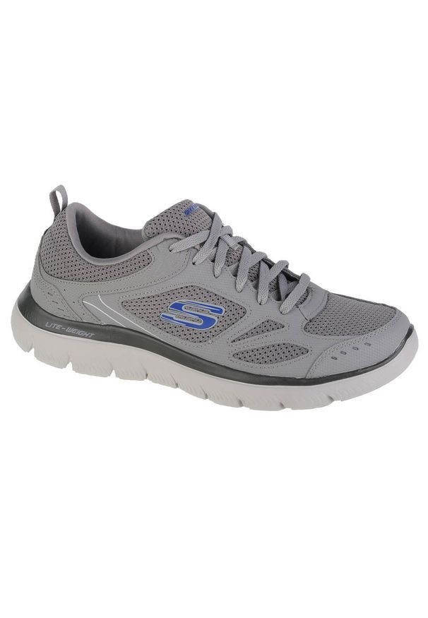 skechers - Buty treningowe męskie, Skechers Summits-South Rim. Kolor: szary
