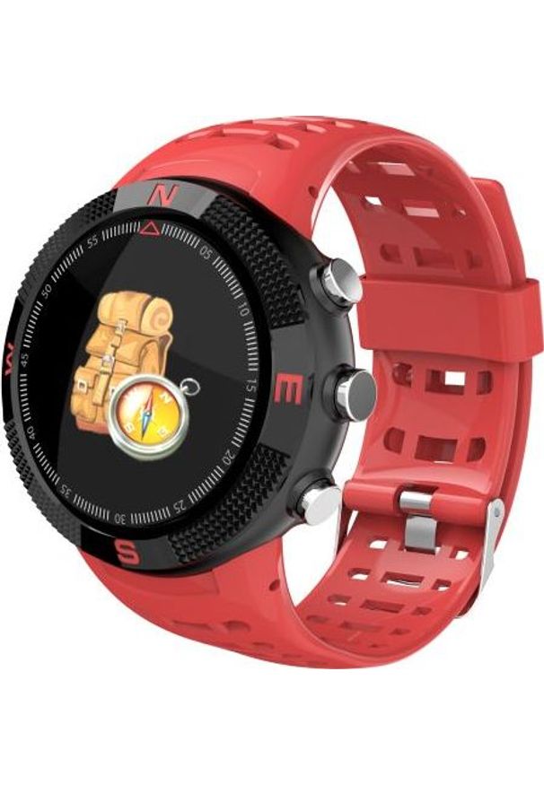 Smartwatch WATCHMARK W18 Czerwony (W18 Czer). Rodzaj zegarka: smartwatch. Kolor: czerwony