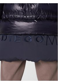 DIEGO M - Diego M Płaszcz zimowy 22IM-R432 Granatowy Slim Fit. Kolor: niebieski. Materiał: syntetyk. Sezon: zima