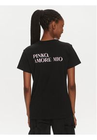 Pinko T-Shirt 100789 A1OC Czarny Regular Fit. Kolor: czarny. Materiał: bawełna #2