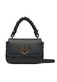 Love Moschino - LOVE MOSCHINO Torebka JC4311PP0MK1300A Czarny. Kolor: czarny. Materiał: skórzane