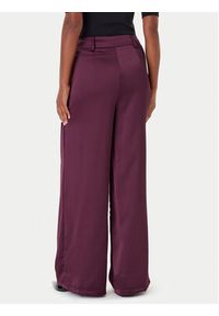 Rinascimento Spodnie palazzo CFC0124993003 Bordowy Wide Leg. Kolor: czerwony. Materiał: syntetyk