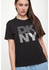 T-shirt damski DKNY JEANS. Materiał: jeans #4