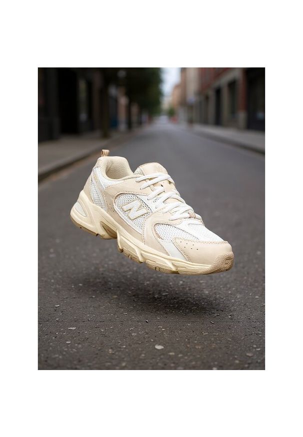 Sneakersy New Balance. Kolor: beżowy