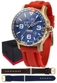 Zegarek męski Vostok Europe YN55-597B730SR czerwony. Kolor: czerwony #1