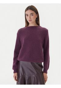 Dixie Sweter M277Y066A 1490 Fioletowy Regular Fit. Kolor: fioletowy. Materiał: wełna