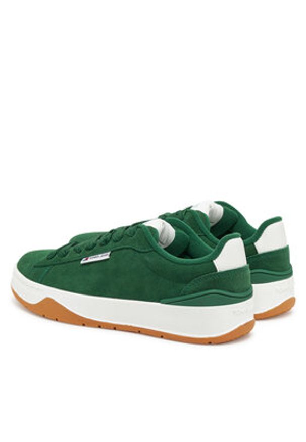 Tommy Jeans Sneakersy Tjw Skate Sneaker EN0EN02737 Zielony. Kolor: zielony. Materiał: zamsz, skóra. Sport: skateboard