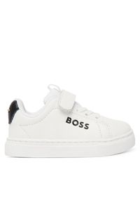 Sneakersy BOSS. Kolor: biały #1